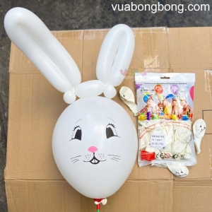 Bong bóng in đầu thỏ